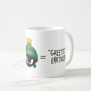 Caneca De Café MARVIN, A Equação Emoji MARTIAN™