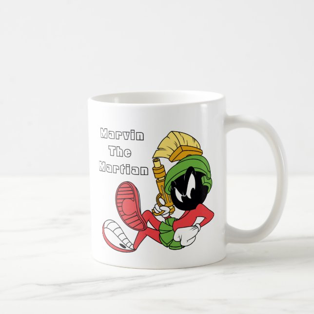 Caneca De Café MARVIN, MARTIAN™ REFINANDO COM Laser (Direita)