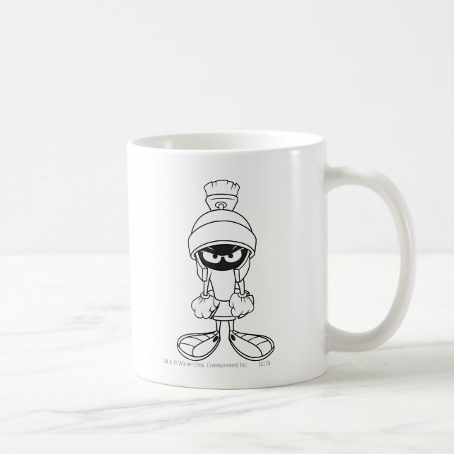 Caneca De Café MARVIN O MARCIANO™ Louco com Você (Direita)