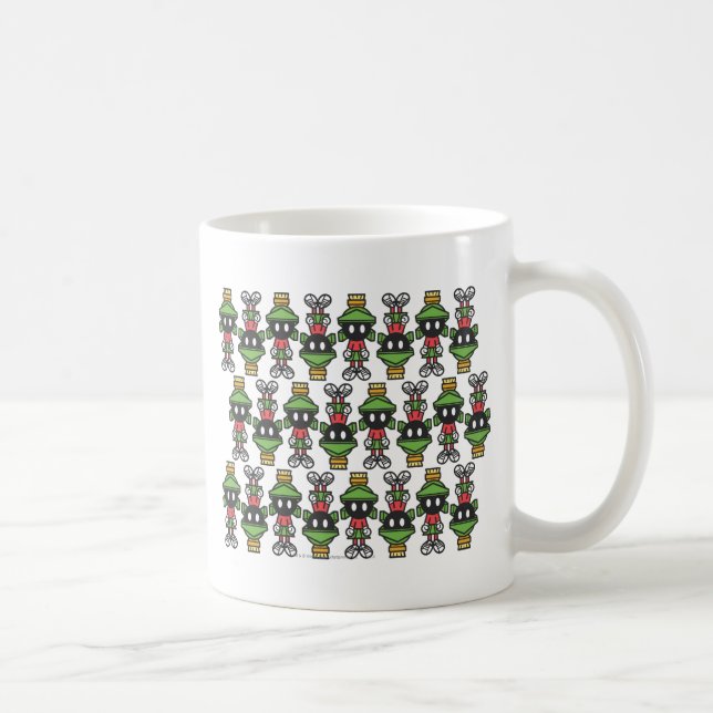 Caneca De Café MARVIN O padrão de inclinação MARTIAN™ (Direita)