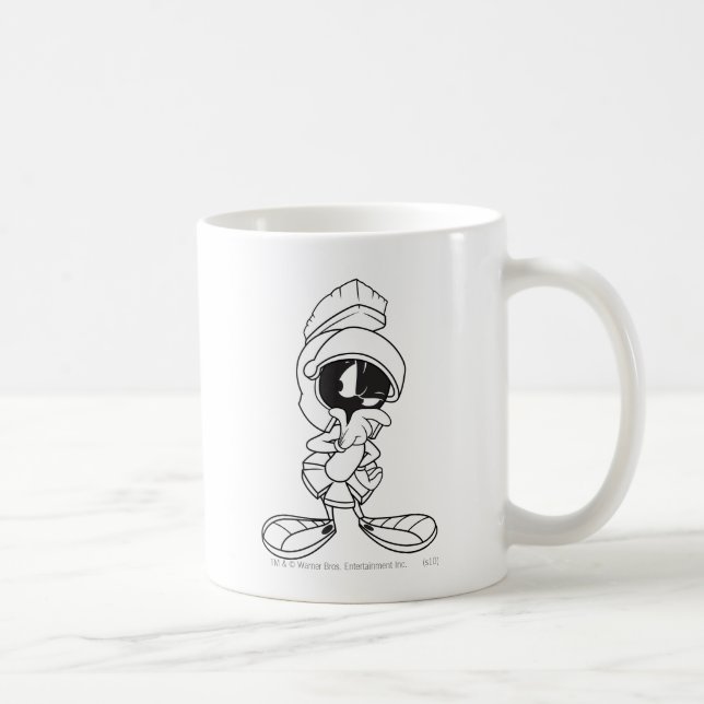 Caneca De Café MARVIN THE MARTIAN™ Pensando (Direita)