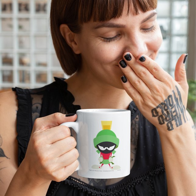 Caneca De Café MARVIN THE MARTIAN™ Ready to Attack (MARVIN O MART (Criador carregado)