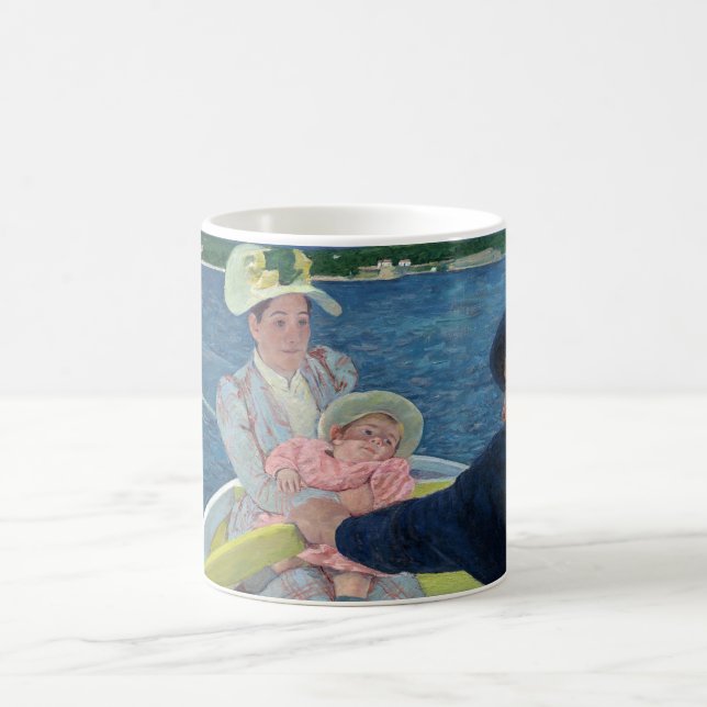 Caneca De Café Mary Cassatt - O Partido do Barco (Centro)