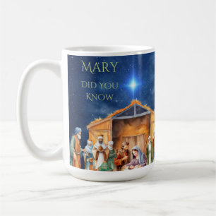 Caneca De Café Mary Você Conheceu Natividade Mug