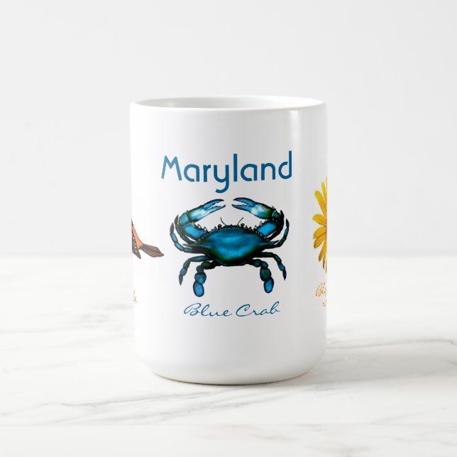 Caneca De Café Maryland, caranguejo azul (Centro)