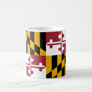 Caneca De Café Maryland Flag Crab