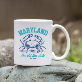 Caneca De Café Maryland State Crab – The Old Line State