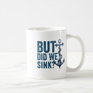 Caneca De Café Mas Afundamos o Barco Capitão do Iate de Pontão