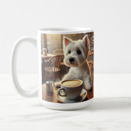 Caneca De Café Mas primeiro... Café e Westies Café Mug