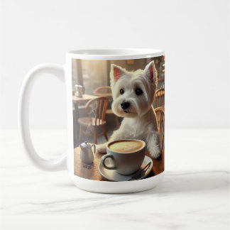 Caneca De Café Mas primeiro... Café e Westies Café Mug