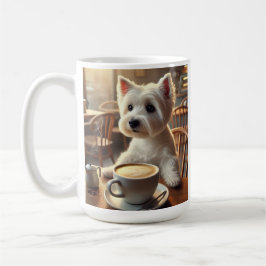 Caneca De Café Mas primeiro... Café e Westies Café Mug