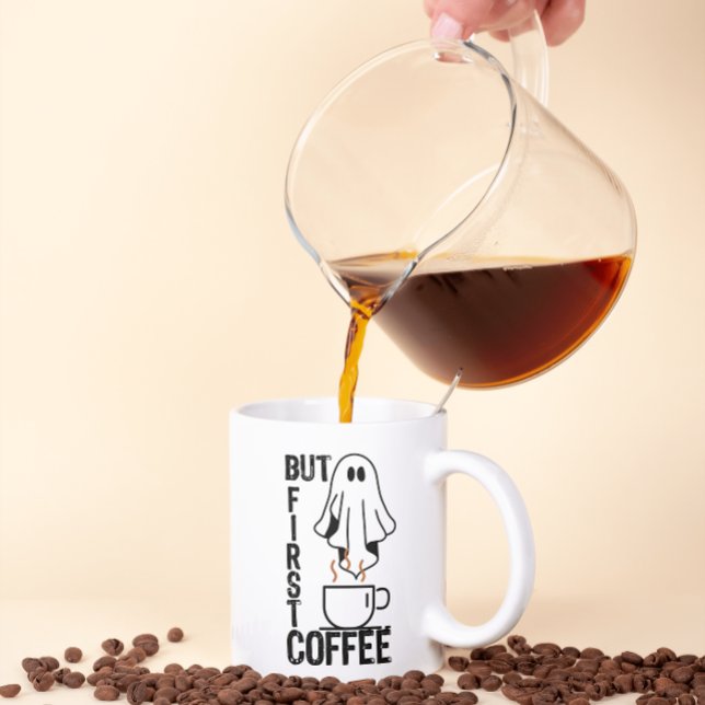 Caneca De Café Mas primeiro, Café.w (Criador carregado)