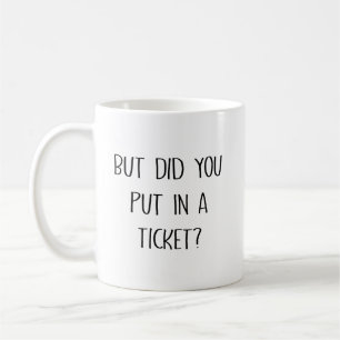 Caneca De Café Mas Você Colocou Em Um Bilhete Presente Divertido 