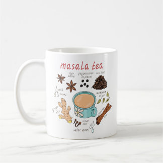 Caneca De Café Masala Tea Coffee Mug para amantes de chá