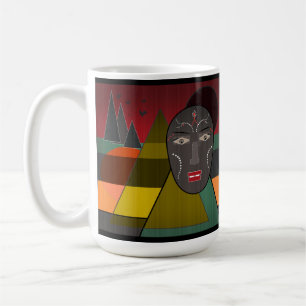 Caneca De Café Máscara africana