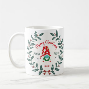 Caneca De Café máscara de feliz engraçada, Quarentena 2020