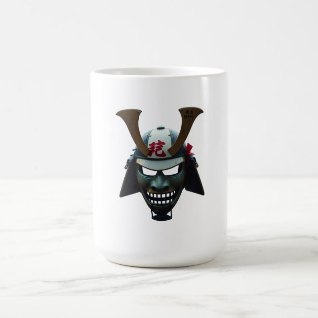 Caneca De Café Máscara de samurai (Centro)