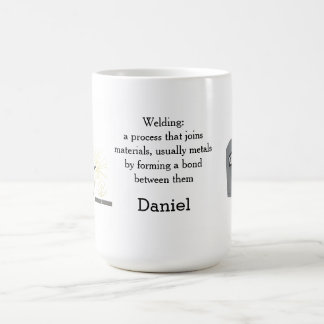 Caneca De Café Máscara de Soldagem com Nome