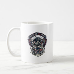 Caneca De Café Máscara Patriótica Guardiã Liberdade Inspirada Mil
