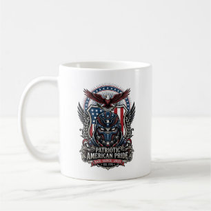 Caneca De Café Máscara Patriótica Guardiã Liberdade Inspirada Mil