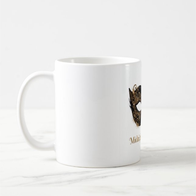Caneca de Café Mascarada da Meia-Noite (Esquerda)