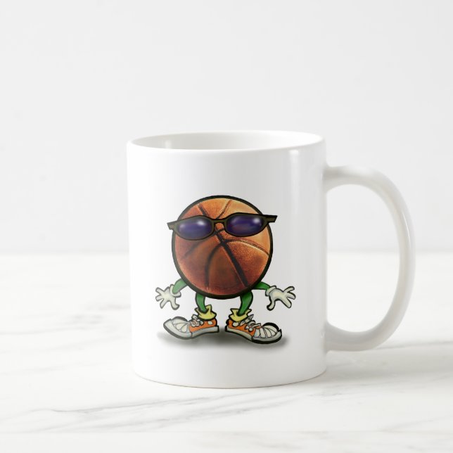 Caneca De Café Máscaras do basquetebol (Direita)