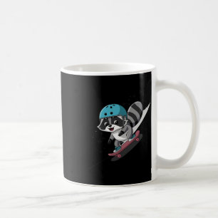 Caneca De Café Mascate de Guaxinim de Skate Radical Estrela