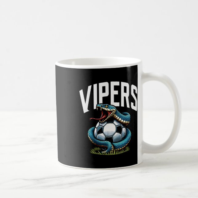 Caneca De Café Mascote de futebol Vipers para jogadores e jovens  (Direita)