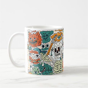Caneca De Café Mash-up monster