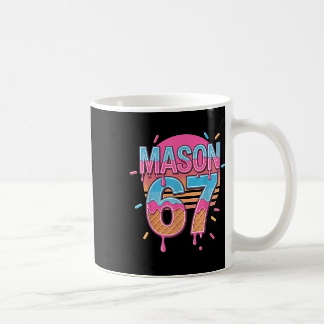 Caneca De Café Mason 67 Meme Sorvete Bysebyll Drip  (Direita)