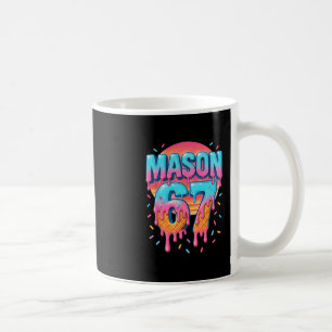 Caneca De Café Mason 67 Meme Sorvete Vender Drip 6 7 Seis Sete 6-