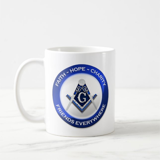 Caneca De Café Masonic Mug (Esquerda)