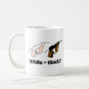 Caneca De Café Massa branca ou massa preta