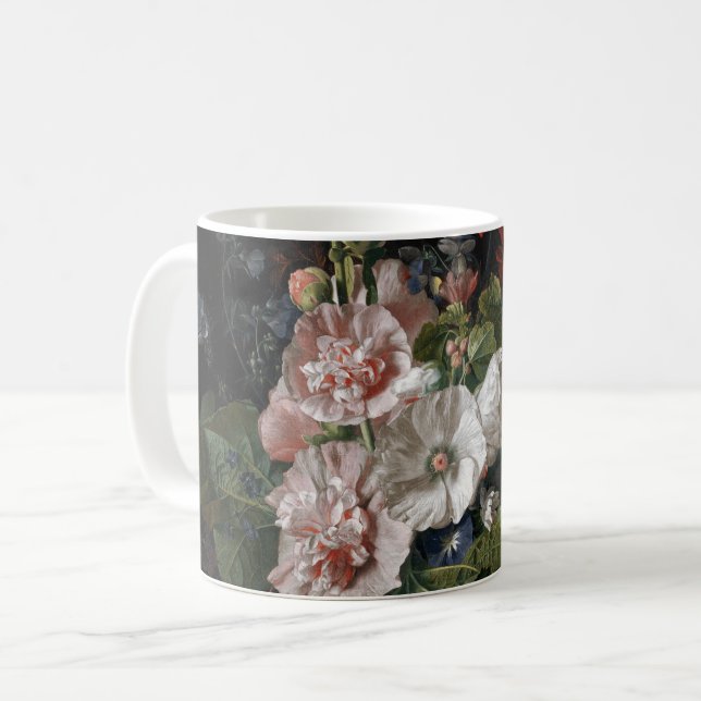 Caneca De Café Master Floral Holandês Detalhado (Frente Esquerda)