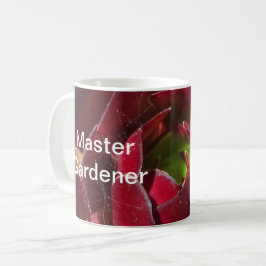 Caneca De Café Master Gardener Red Succulent Photo Landscaper