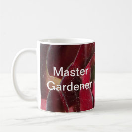 Caneca De Café Master Gardener Red Succulent Photo Landscaper