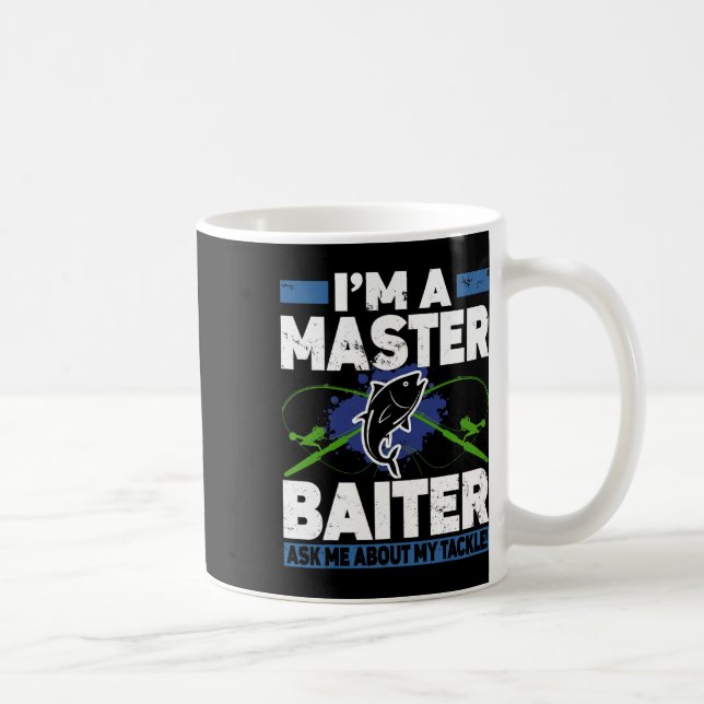 Caneca De Café Master Iter Shirt Funny Fishing Fisherman Fish  (Direita)
