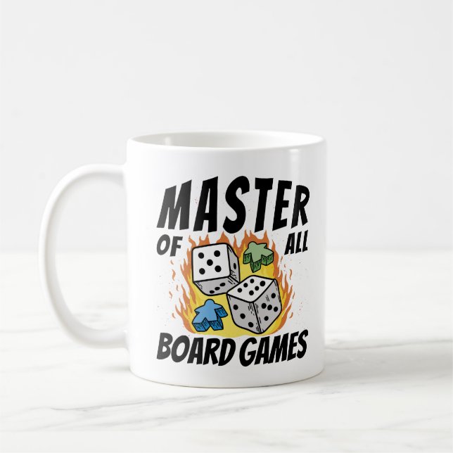 Caneca De Café Master von allen Brettspielen Design (Esquerda)