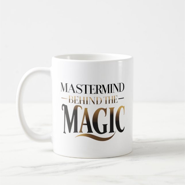 Caneca De Café MasterMinoria Por Trás Da Magia (Esquerda)