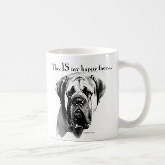 Caneca De Café Mastiff Happy Face