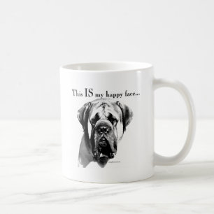Caneca De Café Mastiff Happy Face
