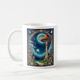 Caneca De Café Mata Mágica Fantasia Lua