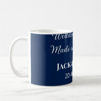 Caneca De Café Match de casamento feito no paraíso favorece o azu