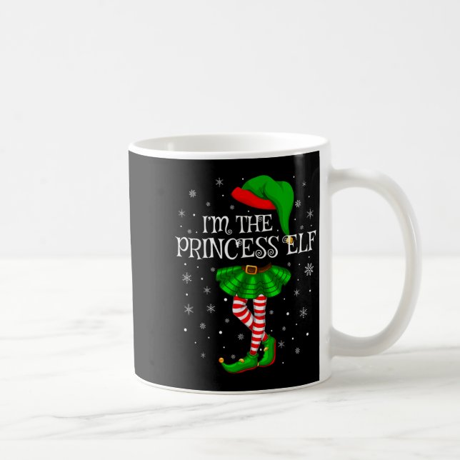 Caneca De Café Matching Family Group I'm The Princess Elf Christm (Direita)