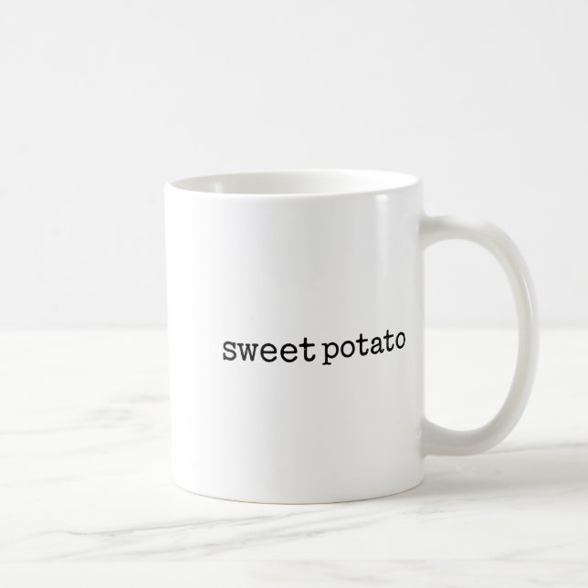 Caneca De Café Matching Funny Sweet Tato Kind Of Rude Tato  (Direita)