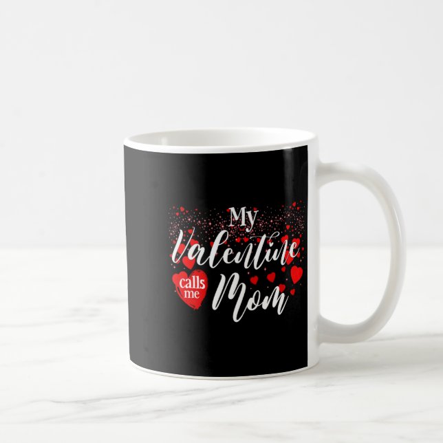 Caneca De Café Matching Valentines Day Mother My Valentine Calls  (Direita)