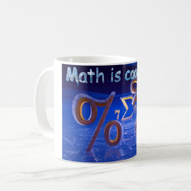 Caneca De Café Matemática (Frente Esquerda)