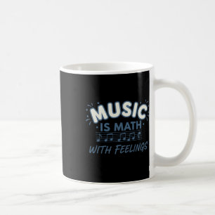 Caneca De Café Matemática Musical Com Sentimentos Citação de Prof