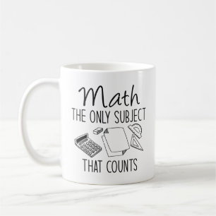 Caneca De Café Matemática O Único Assunto Que Conta