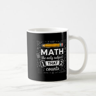 Caneca De Café Matemática O Único Assunto Que Conta Piada Matemát
